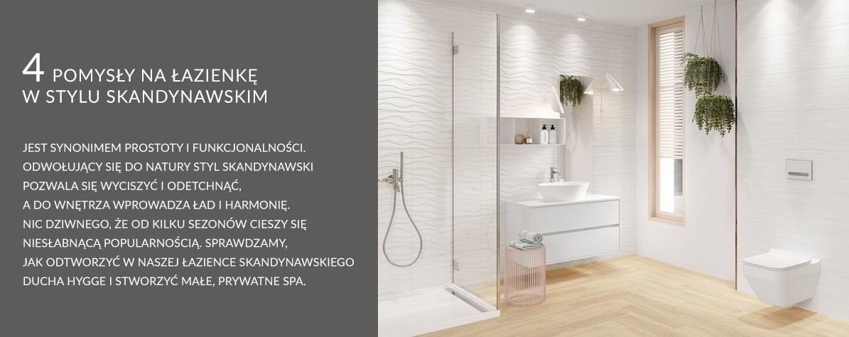 4 pomysły na łazienkę w stylu skandynawskim 1
